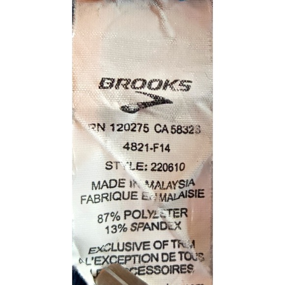 Brooks Low Rise Infiniti III Capri Printed Running Leggings Women's Size Medium - Picture 5 of 6